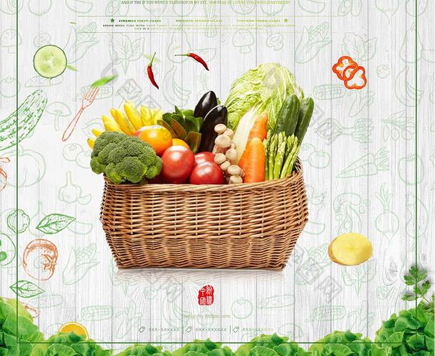 农田图片 清新海报 蔬菜海报  优惠活动图片 招聘餐饮 绿色农产品